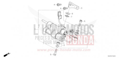 AMORTIS. DIRECTION CBR1000SPR de 2024